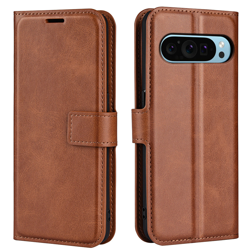 For Google Pixel 9 PU Leather Case Anti-scratch Calf Texture Phone Protective Cover For Google Pixel 9 PU Leather Case Anti-scratch Calf Texture Phone Protective Cover